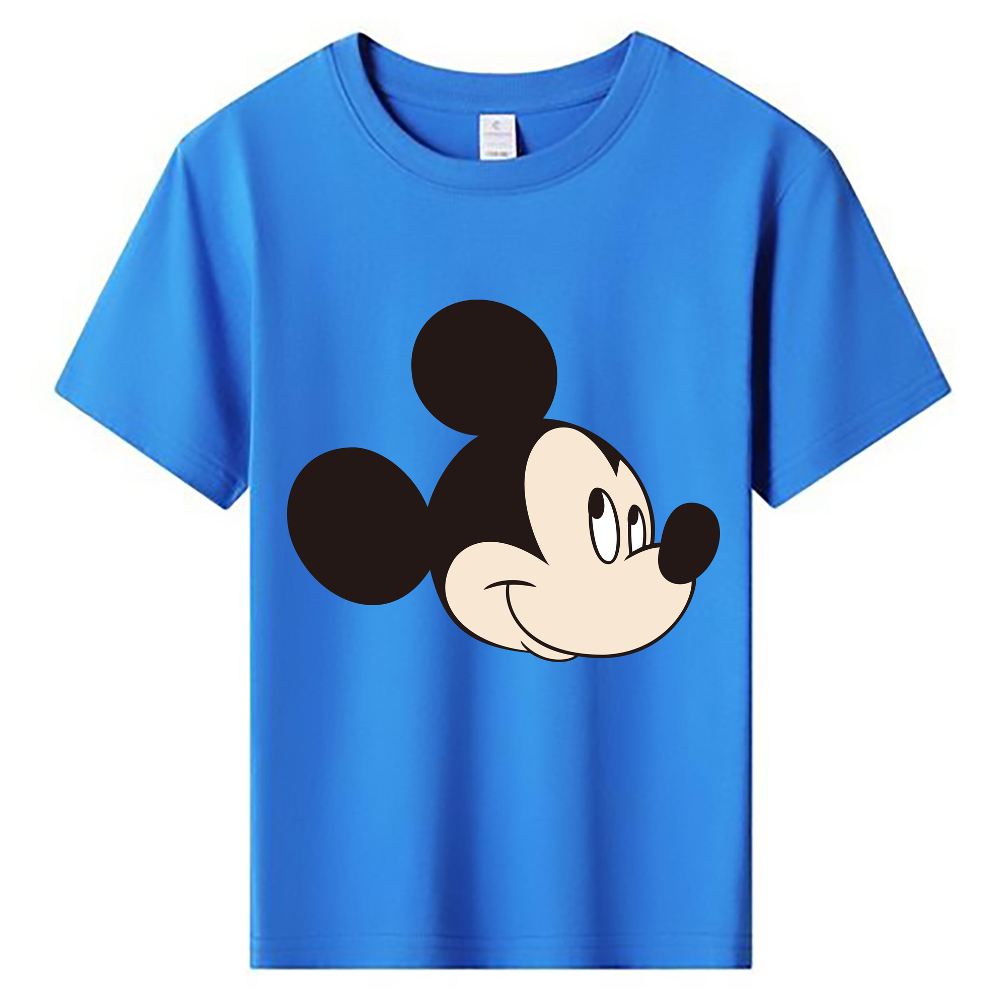 ミッキーマウス Mickey Mouse 綿100％キッズTシャツ（フロントプリント）